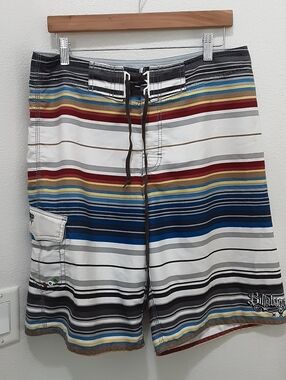 Hecho De BILLABONG Mexican Stripes Serape Boardshorts FAIR